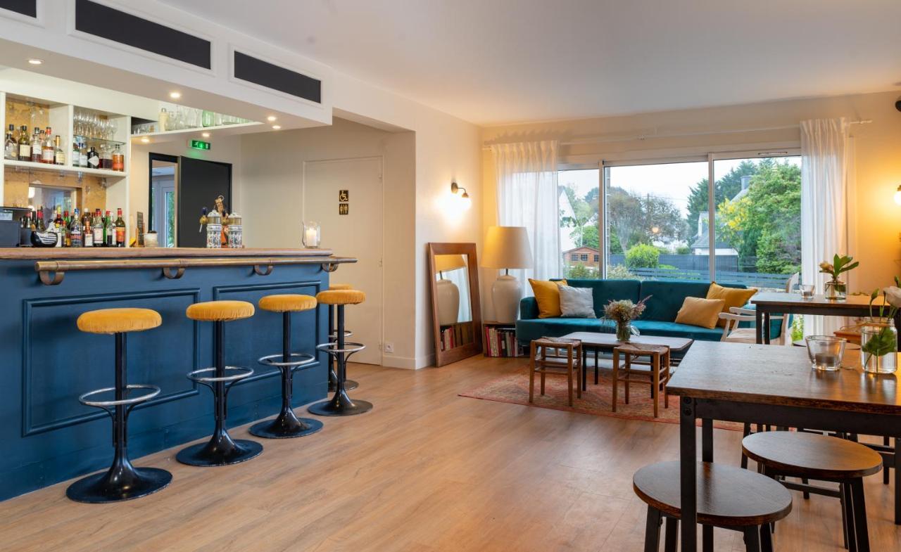 Hotel Restaurant La Voile Bleue Erdeven Buitenkant foto